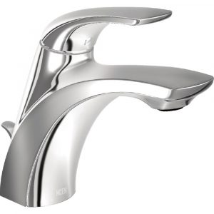 Moen Wsl84533 Zarina Chrome One Handle Bathroom Faucets Efaucets intended for measurements 1000 X 1000