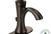 Moen Wynford Single Hole 1 Handle High Arc Bathroom Faucet In Oil intended for sizing 1000 X 1000