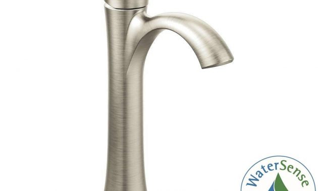 Moen Wynford Single Hole Single Handle Vessel Bathroom Faucet In throughout dimensions 1000 X 1000