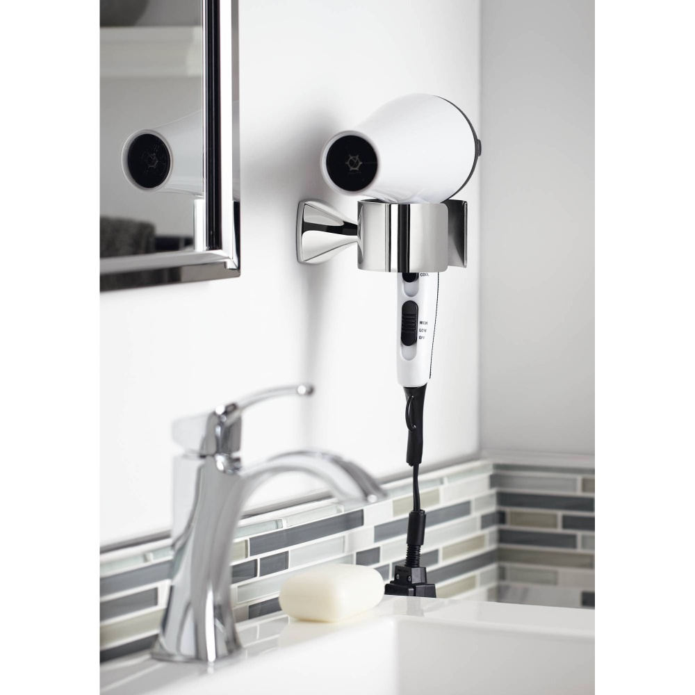 Moen Yb5170ch Voss Chrome Hair Dryers Bathroom Accessories throughout sizing 1000 X 1000