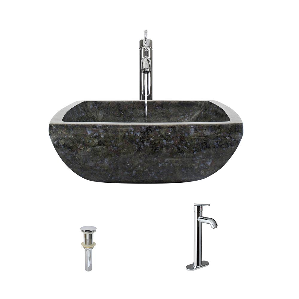 Mr Direct Stone Vessel Sink In Butterfly Blue Granite With 718 regarding proportions 1000 X 1000