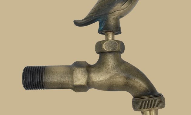 Outdoor Faucet Bird Spigot Solid Brass Antique Finish Garden Tap Hose Not Incl in dimensions 1200 X 1200