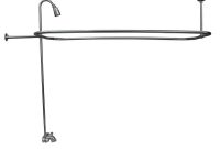 Pegasus 2 Handle Claw Foot Tub Faucet With Riser 54 In Rectangular intended for sizing 1000 X 1000