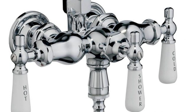 Pegasus 3 Handle Claw Foot Tub Faucet With Old Style Spigot And pertaining to size 1000 X 1000