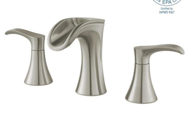 Pfister Brea 8 In Widespread 2 Handle Waterfall Bathroom Faucet In regarding proportions 1000 X 1000