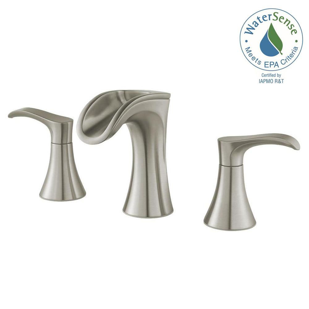 Pfister Brea 8 In Widespread 2 Handle Waterfall Bathroom Faucet In regarding proportions 1000 X 1000