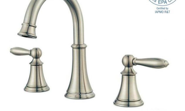 Pfister Courant 8 In Widespread 2 Handle Bathroom Faucet In Brushed intended for sizing 1000 X 1000