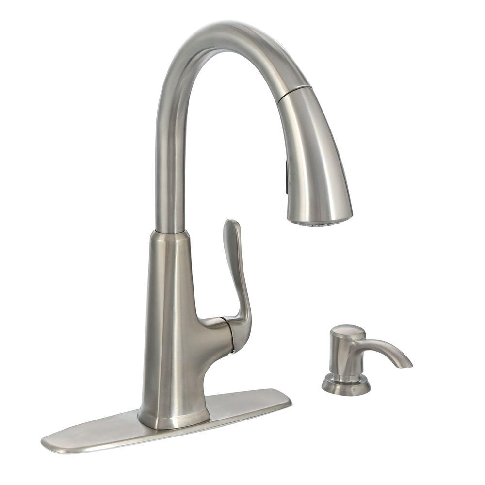 Pfister Pasadena Single Handle Pull Down Sprayer Kitchen Faucet With in sizing 1000 X 1000