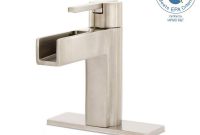 Pfister Vega Single Hole Single Handle Bathroom Faucet In Brushed pertaining to proportions 1000 X 1000