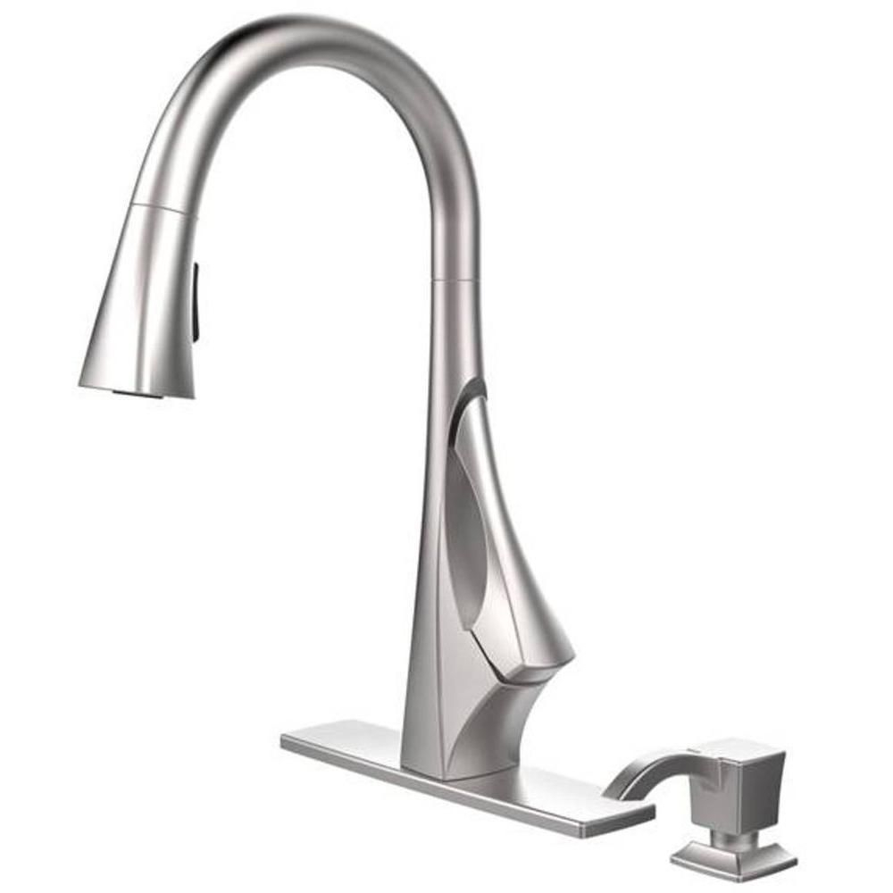 Pfister Venturi Single Handle Pull Down Sprayer Kitchen Faucet With inside proportions 1000 X 1000