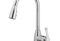 Project Source Chrome 1 Handle Pull Down Kitchen Faucet House with proportions 900 X 900