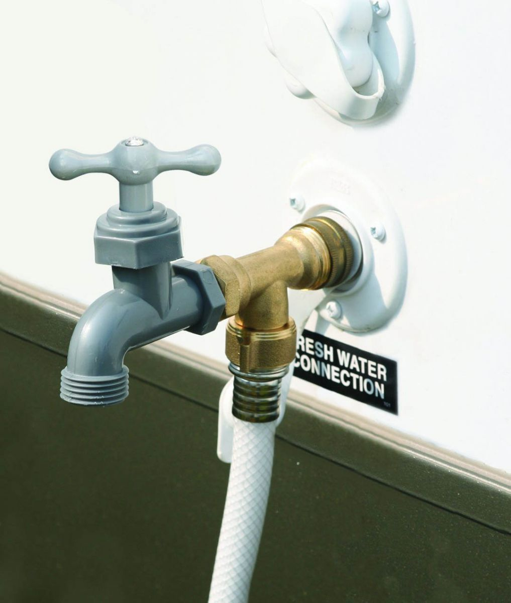 Provide Your Rv With An Extra Outside Water Faucet Rv Travel in size 1017 X 1200