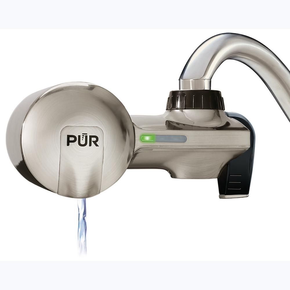 Pur Stainless Steel Style Horizontal Faucet Mount System Pfm450s throughout sizing 1000 X 1000