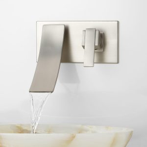 Reston Wall Mount Waterfall Bathroom Faucet Bathroom regarding sizing 1500 X 1500