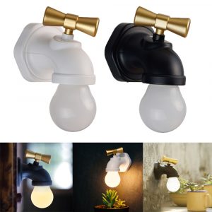 Retro Water Tap Lamp Voicelight Control Led Night Light Faucet Usb inside measurements 1000 X 1000