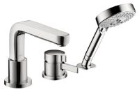 Single Handle Non Deck Plate 3 Hole Thermostatic Roman Tub Filler with dimensions 1000 X 1000