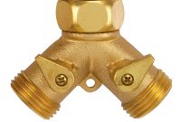 Solid Brass Y Adapter Hose Splitter Floodchek Corporation for proportions 1600 X 1600