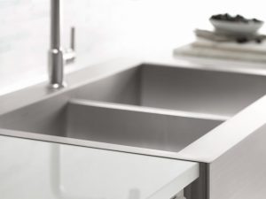 Stainless Steel Farmhouse Sink With Faucet Holes Cdbossington throughout size 1600 X 1200