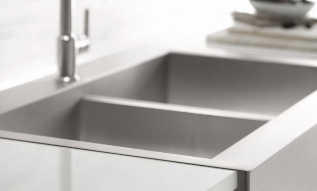 Stainless Steel Farmhouse Sink With Faucet Holes Cdbossington throughout size 1600 X 1200