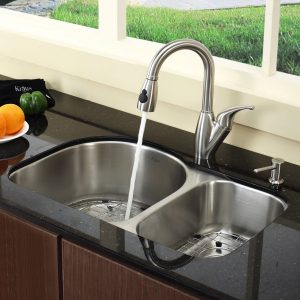 Stainless Steel Kitchen Sink Combination Kraususacom Inspirations In regarding size 1700 X 1700