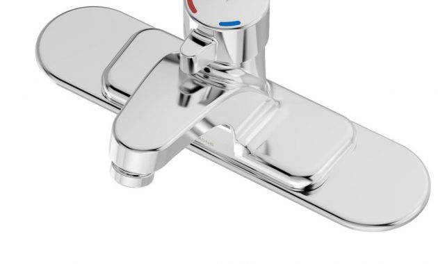 Symmons Scot 4 In Centerset Single Handle Metering Bathroom Faucet regarding dimensions 1000 X 1000