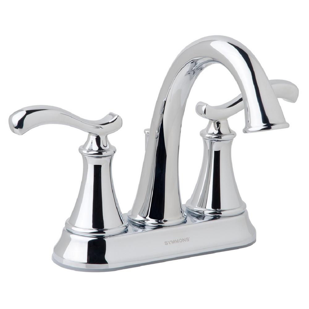 Symmons Sophia 4 In Centerset 2 Handle Bathroom Faucet With Drain throughout dimensions 1000 X 1000