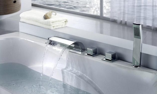 The Sumerain High Quality Waterfall Style Tub Mount Faucet Are intended for size 1024 X 1024