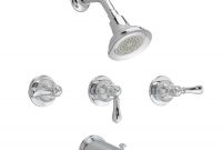 Three Handle Tub And Shower Faucet Brushed Nickel Faucet inside sizing 900 X 900