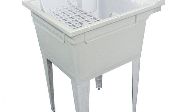 Transolid 22375 In X 26 In 1 Basin Gray Freestanding Polypropylene regarding measurements 900 X 900