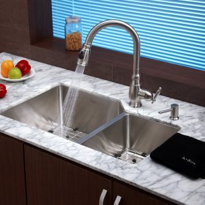 Undermount Sinks Inspiring Unique Medium Modern Double Bowl Shiny within sizing 2000 X 2000