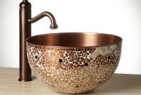 Valencia Mosaic Copper Vessel Sink Bathroom with sizing 1500 X 1500