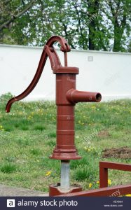 Vintage Water Faucet Old Water Pump Stock Photo 129653485 Alamy in sizing 866 X 1390