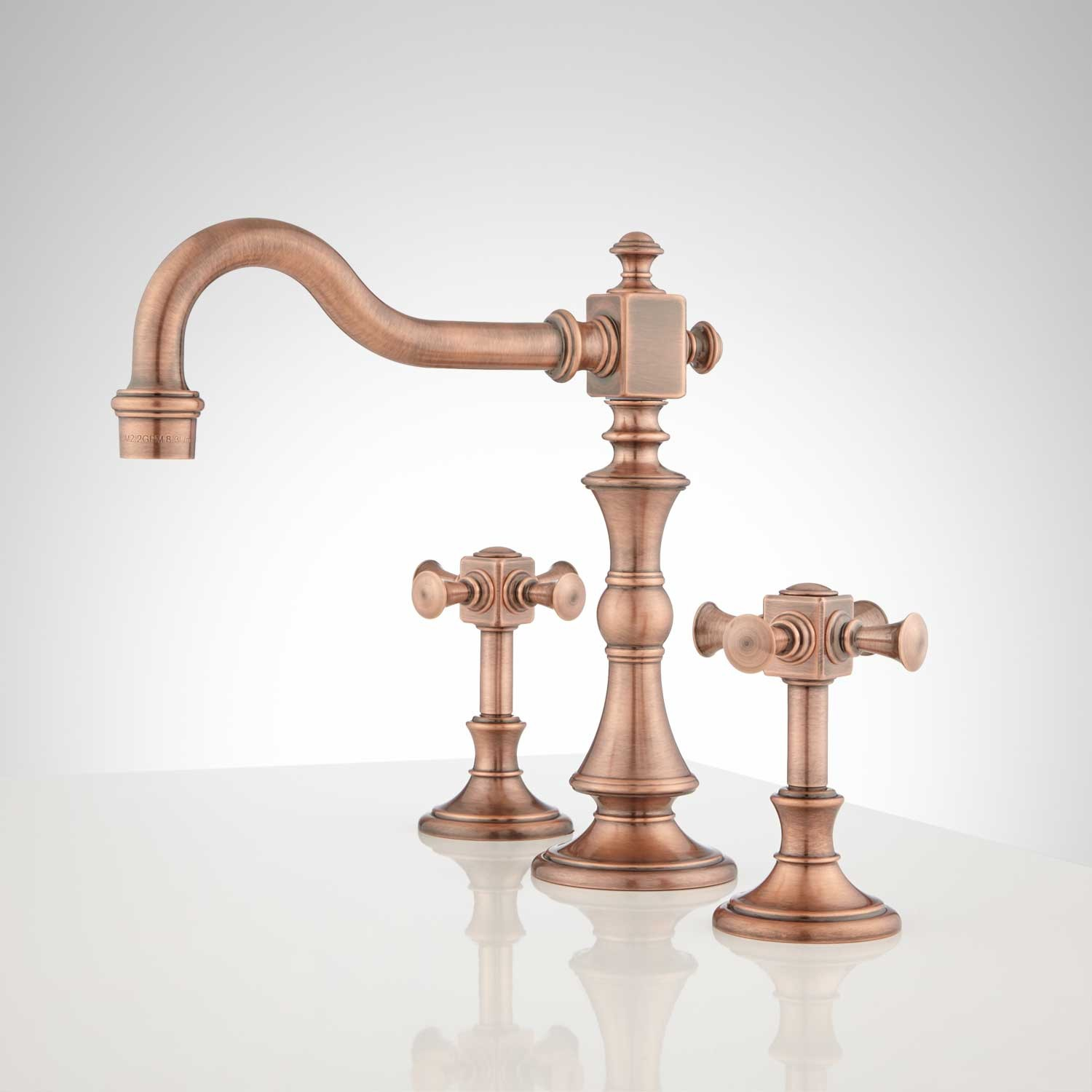 Vintage Widespread Bathroom Faucet Cross Handles Bathroom throughout measurements 1500 X 1500