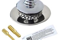 Watco Universal Nufit Push Pull Bathtub Stopper With Grid Strainer inside size 1000 X 1000