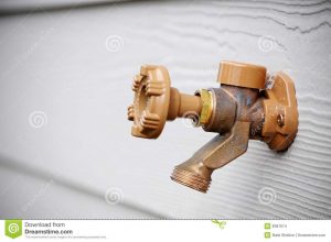 Water Faucet Outside House Spigot Stock Photo Image Of Household for dimensions 1300 X 953