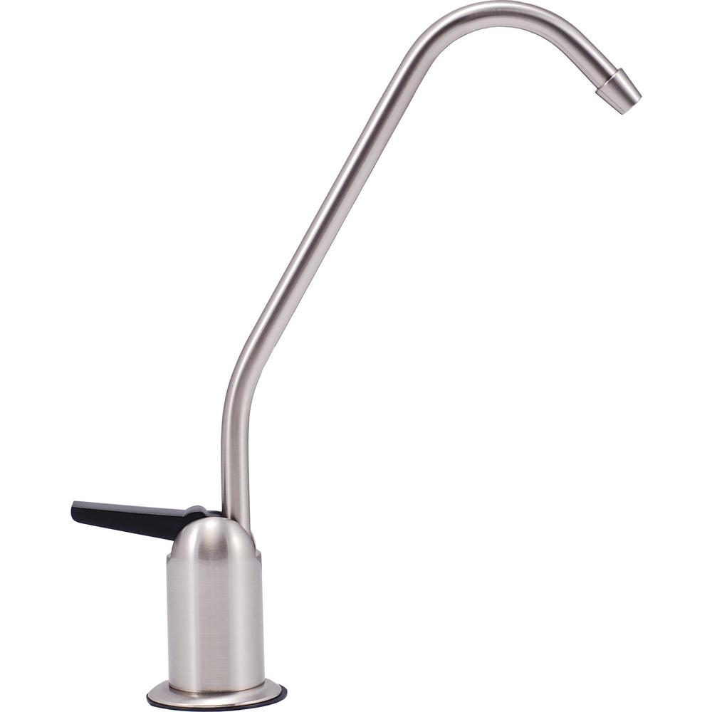 Watts Single Handle Water Dispenser Faucet With Air Gap In Brushed intended for sizing 1000 X 1000