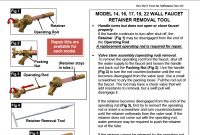 Woodford Model 17 Freezeless Faucet with measurements 816 X 1004