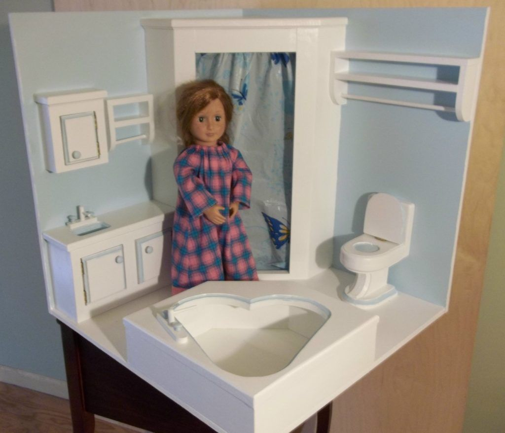 18 Inch Doll Bathroom Furniture Maddi Girl Dolls American Girl pertaining to size 1024 X 878