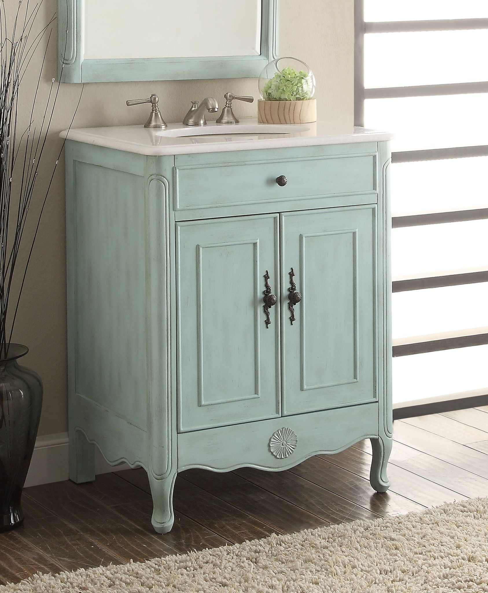 26 Cottage Style 2 Doors Daleville Bathroom Sink Vanity 838lb within measurements 1687 X 2048