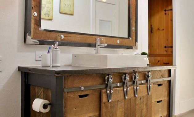 35 Best Rustic Bathroom Vanity Ideas And Designs For 2019 inside proportions 1024 X 1536