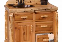 36 Rustic Log Bathroom Vanity Rustic Log Vanity Pine Log with size 950 X 936