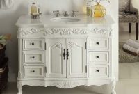 42 Benton Collection Antique White Beckham Bathroom Sink Vanity Sw throughout size 1024 X 871
