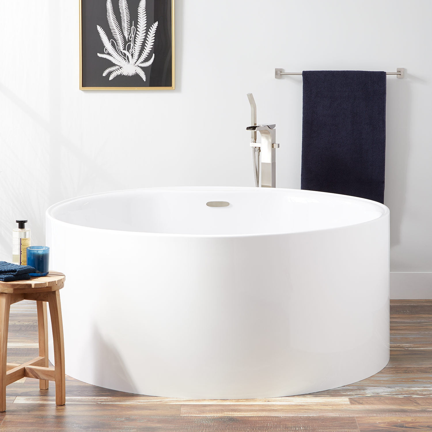 56 Cathleen Acrylic Freestanding Tub in proportions 1500 X 1500