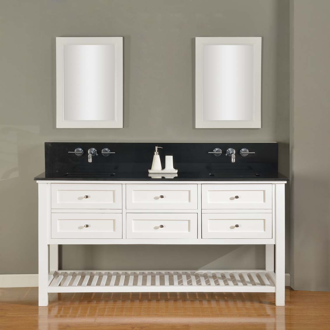 70 Mission Double Bathroom Vanity Sink Console Direct To You Furniture with sizing 1131 X 1133