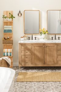 9 Small Bathroom Storage Ideas That Cut The Clutter Overstock in measurements 735 X 1102