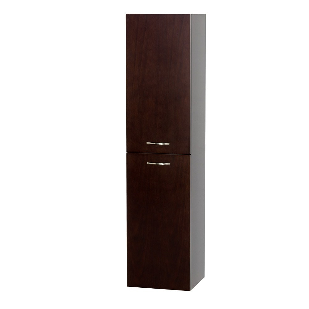 Accara Bathroom Wall Cabinet Wyndham Collection Espresso Free within measurements 1000 X 1000