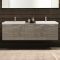 Acquaviva 69 Double Modern Bathroom Vanity Set Wayfair intended for proportions 2011 X 2011