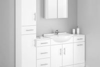 Alaska Bathroom Furniture Pack 5 Piece White Gloss with proportions 1200 X 1200