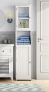 All Home 40 X 189cm Free Standing Tall Bathroom Cabinet Reviews regarding size 1110 X 2064