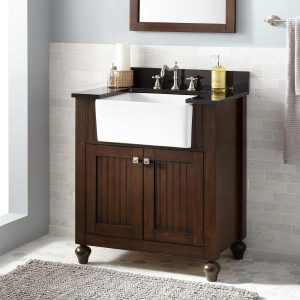 Antique Style Bathroom Vanity Signature Hardware with dimensions 1500 X 1500